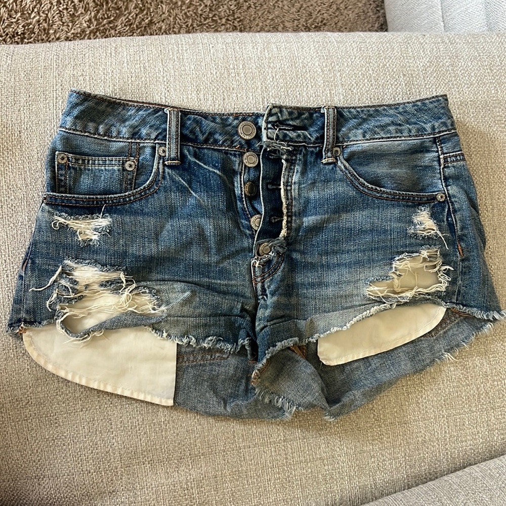 American eagle high-rise festival shortie size 4